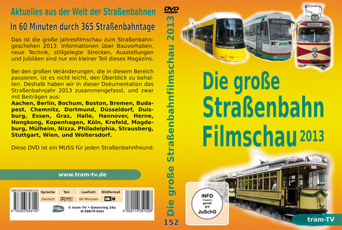 Die große Straßenbahnfilmschau 2013 -  tram-tv