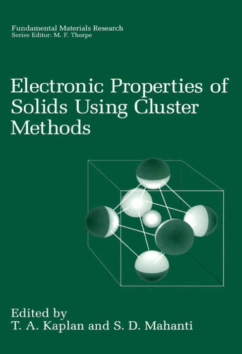 Electronic Properties of Solids Using Cluster Methods - 