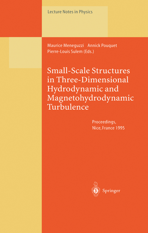 Small-Scale Structures in Three-Dimensional Hydrodynamic and Magnetohydrodynamic Turbulence - 