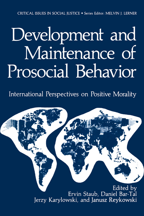 Development and Maintenance of Prosocial Behavior - 