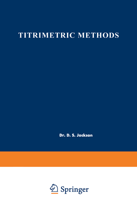 Titrimetric Methods - D. S. Jackson