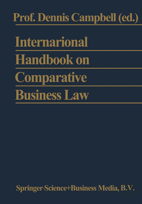 International Handbook on Comparative Business Law - 