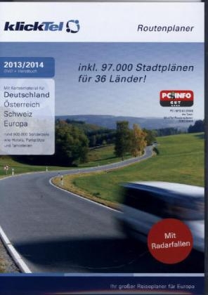 klickTel Routenplaner 2013/2014, 1 DVD-ROM