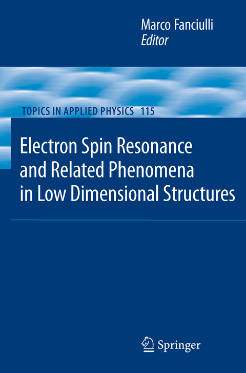 Electron Spin Resonance and Related Phenomena in Low-Dimensional Structures - 