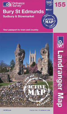 Bury St Edmunds, Sudbury & Stowmarket -  Ordnance Survey