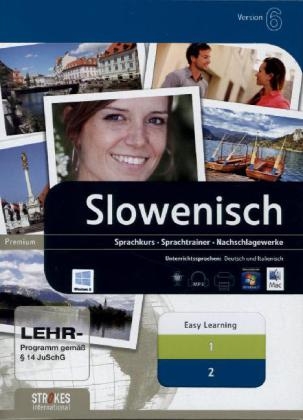 Easy Learning Slowenisch 1+2 Kombipaket für Anfänger und Fortgeschrittene A1-B2