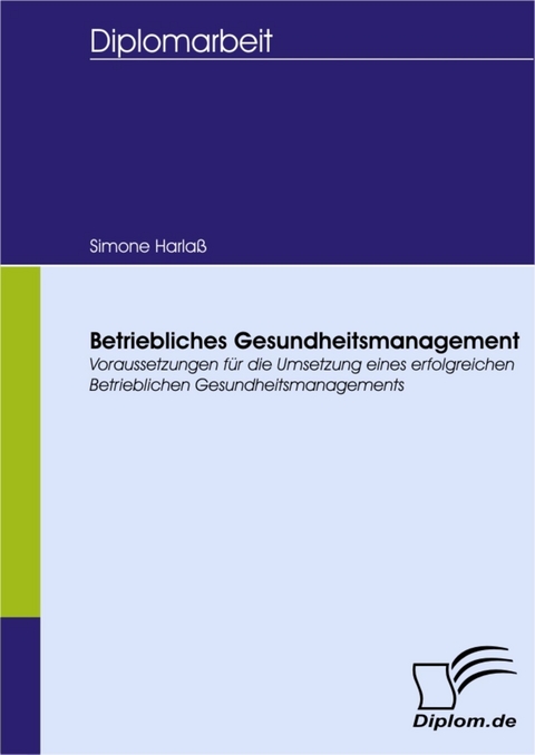 Betriebliches Gesundheitsmanagement -  Simone Harlaß