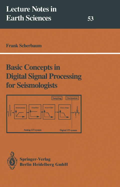 Basic Concepts in Digital Signal Processing for Seismologists - Frank Scherbaum