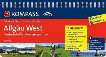 KOMPASS Fahrradführer Allgäu West, Friedrichshafen, Memmingen, Isny - Ralf Enke