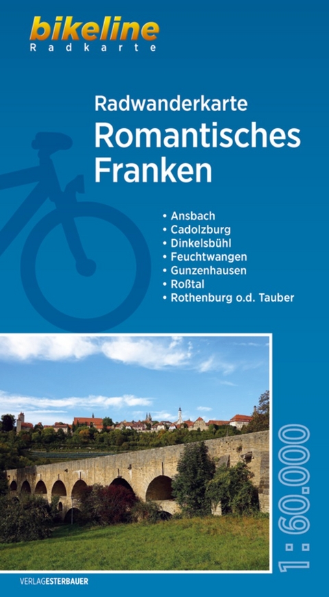 Radwanderkarte Romantisches Franken - 