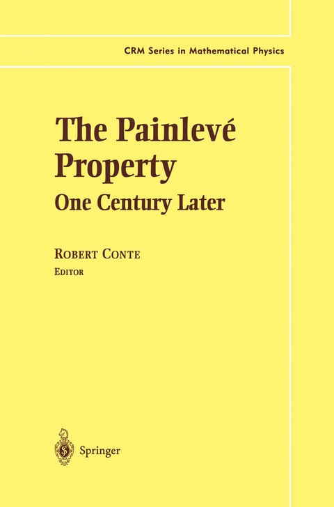 The Painlevé Property - 