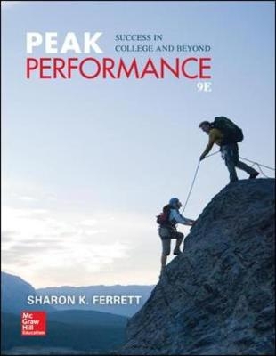 Peak Performance: Success in College and Beyond - Sharon Ferrett