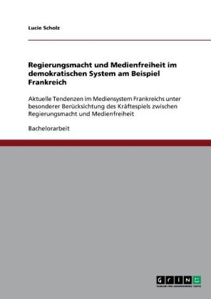 Regierungsmacht und Medienfreiheit im demokratischen System am Beispiel Frankreich - Lucie Scholz