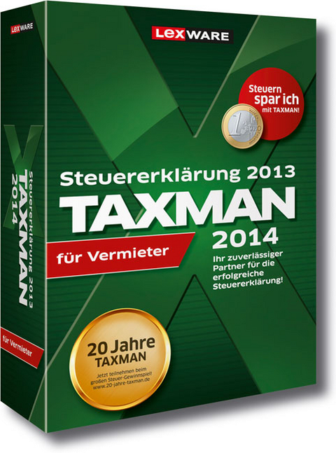 TAXMAN 2014 für Vermieter