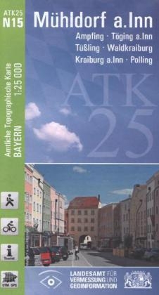 ATK25-N15 Mühldorf a.Inn (Amtliche Topographische Karte 1:25000) - Breitband und Vermessung Landesamt für Digitalisierung  Bayern