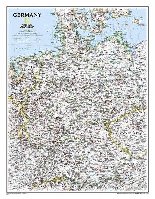 Germany Classic, Tubed - National Geographic Maps