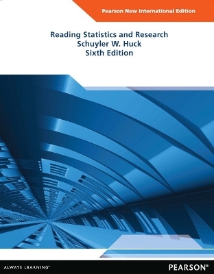 Reading Statistics and Research - Schuyler Huck