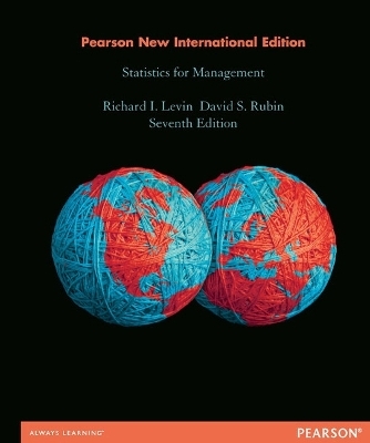 Statistics for Management - Richard Levin, David Rubin