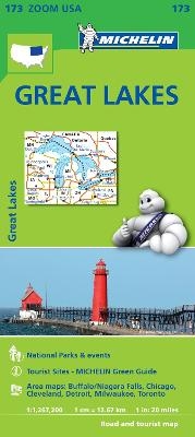 Great Lakes - Zoom Map 173 -  Michelin