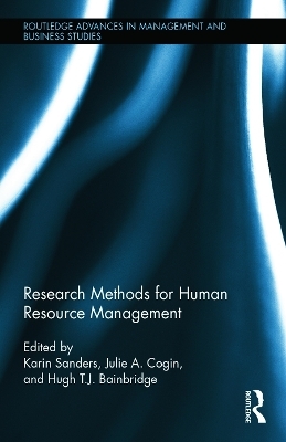 Research Methods for Human Resource Management - 