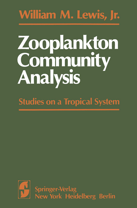 Zooplankton Community Analysis - W.M. Jr. Lewis