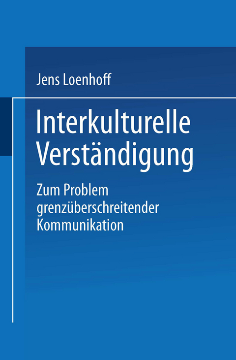 Interkulturelle Verständigung