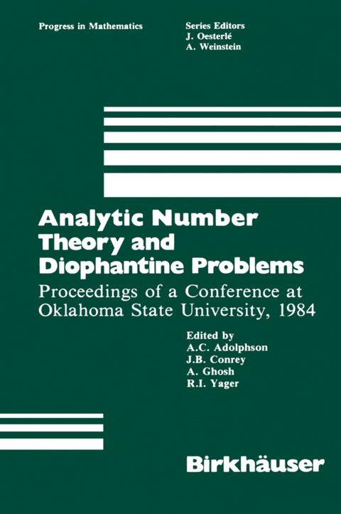 Analytic Number Theory and Diophantine Problems - 