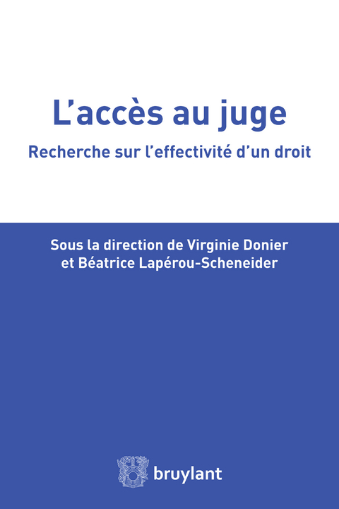 L''accès au juge - 