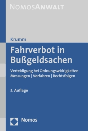 Fahrverbot in Bußgeldsachen - Carsten Krumm