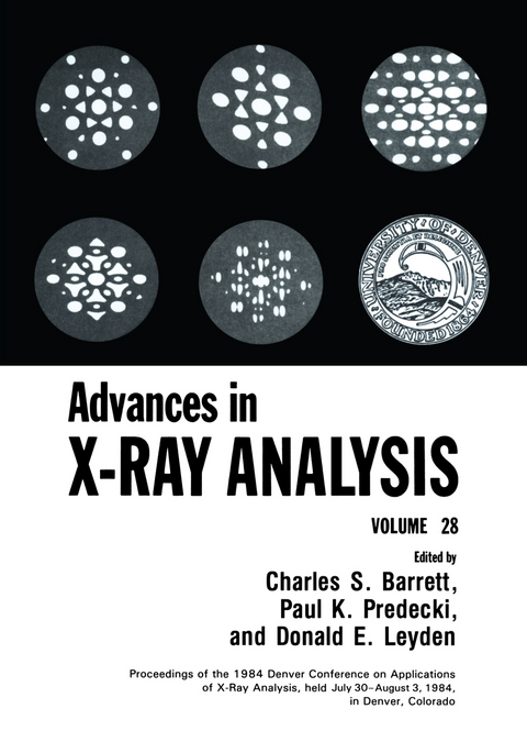 Advances in X-Ray Analysis - 