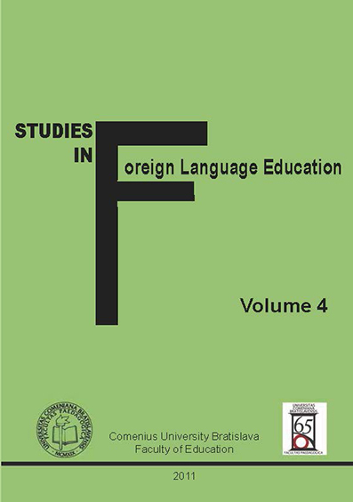 Studies in Foreign Language Education, - 