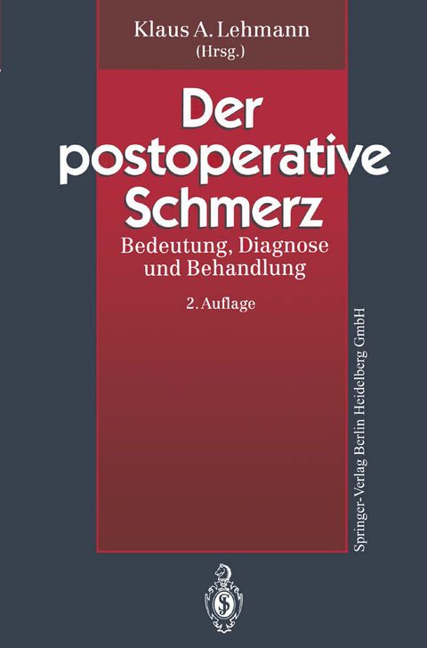 Der postoperative Schmerz - 