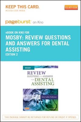 Part - Review Questions and Answers for Dental Assisting - Pageburst E-Book on Kno (Retail Access Card) -  Mosby