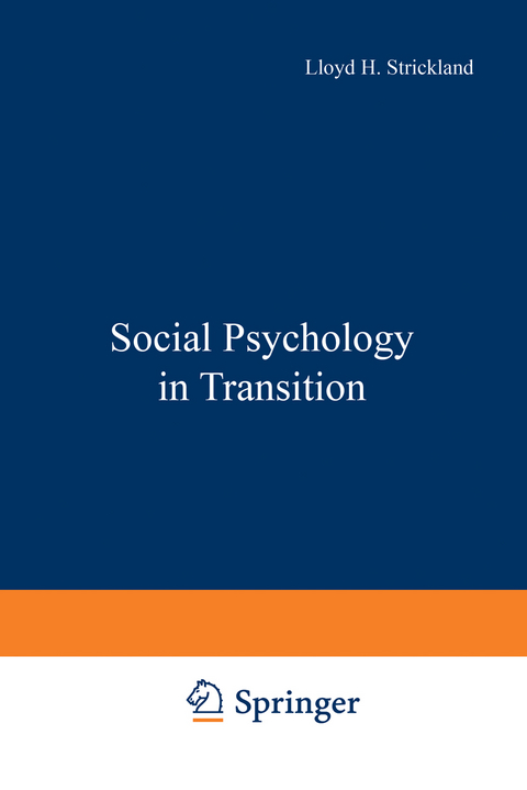 Social Psychology in Transition - 