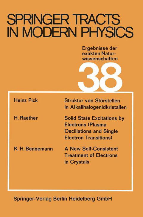 Springer Tracts in Modern Physics - G. Höhler