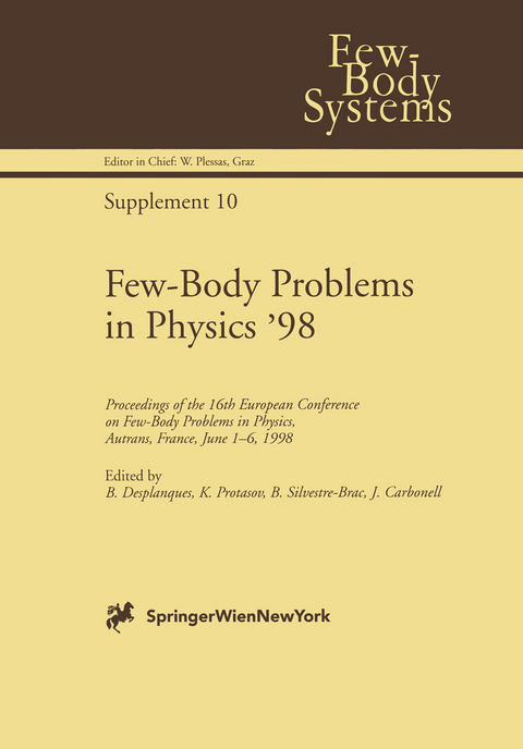 Few-Body Problems in Physics ’98 - 