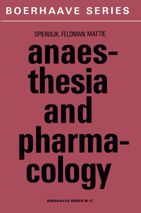 Anaesthesia and Pharmacology - 