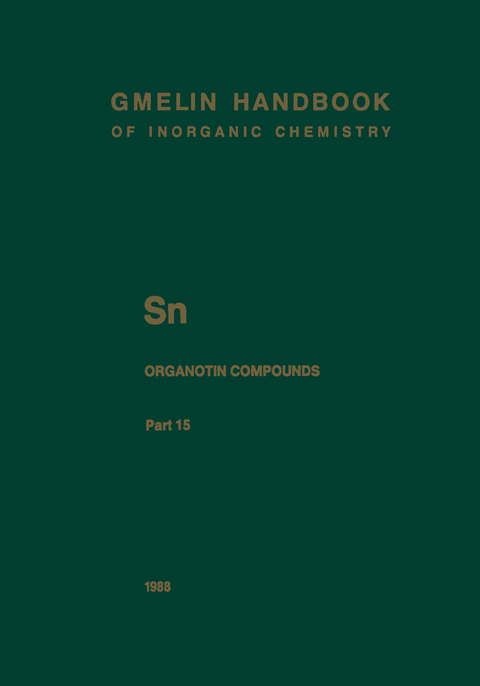 Sn Organotin Compounds - Herbert Schumann, Ingeborg Schumann