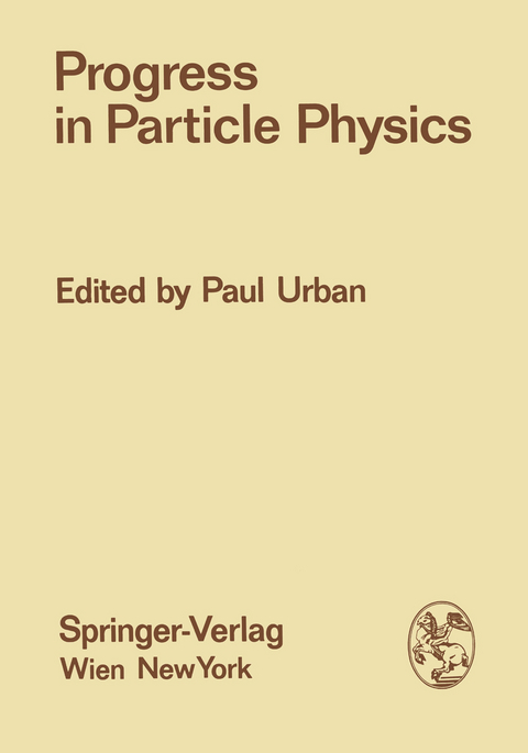 Progress in Particle Physics - 