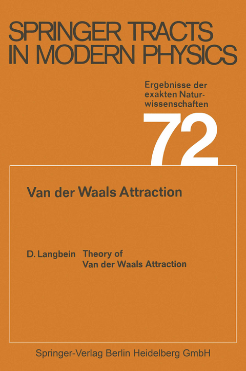 Theory of Van der Waals Attraction - D. Langbein