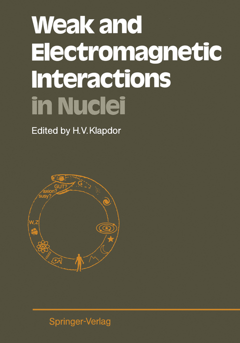 Weak and Electromagnetic Interactions in Nuclei - 