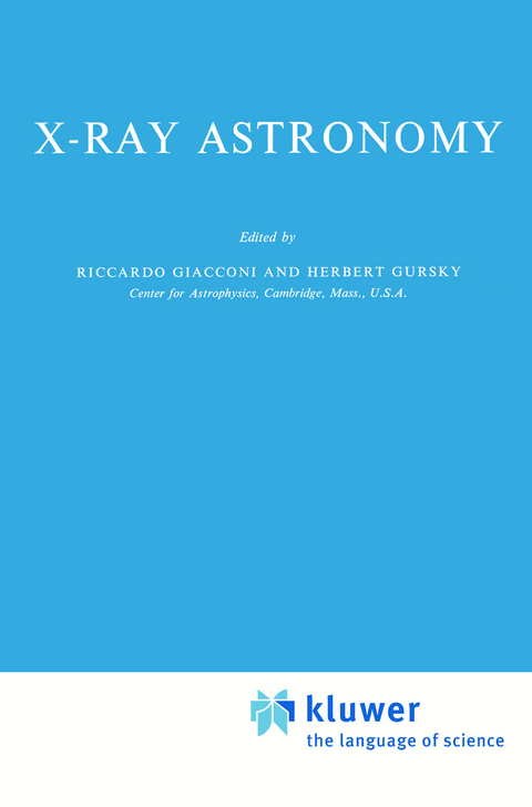 X-Ray Astronomy - 