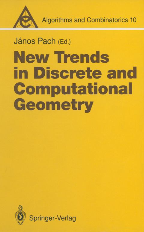 New Trends in Discrete and Computational Geometry - 