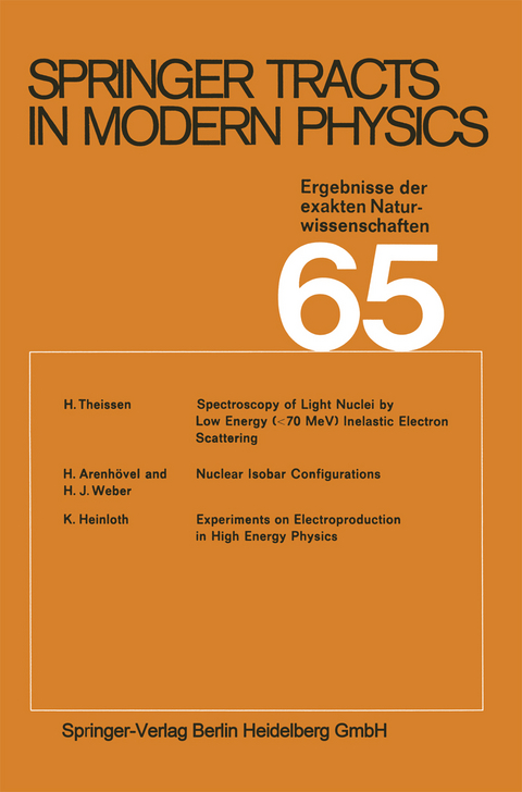 Springer Tracts in Modern Physics - G. Höhler