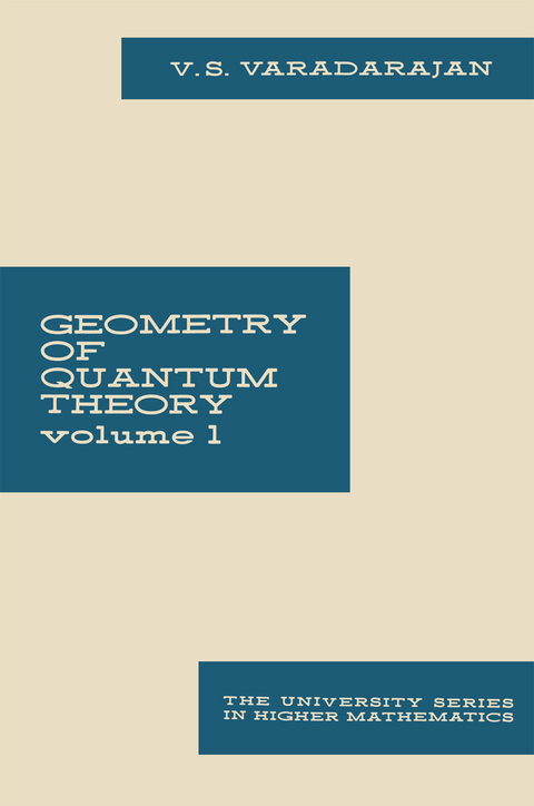 Geometry of Quantum Theory - V.S. Varadarajan