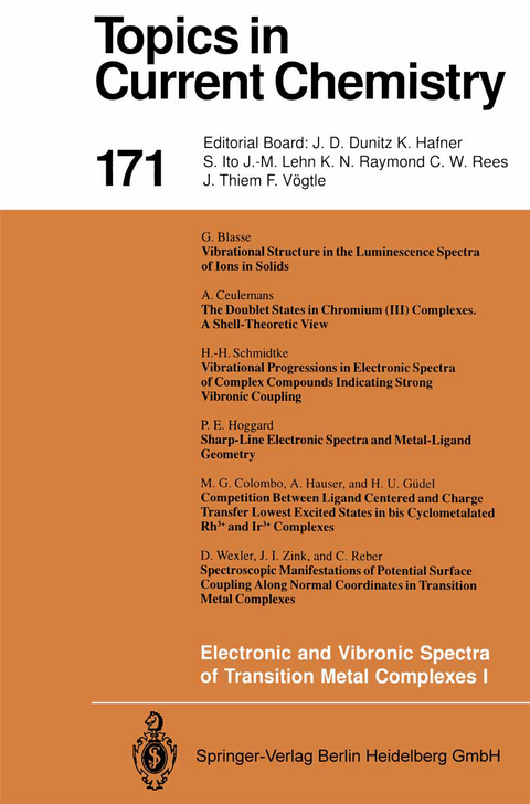 Electronic and Vibronic Spectra of Transition Metal Complexes I - 