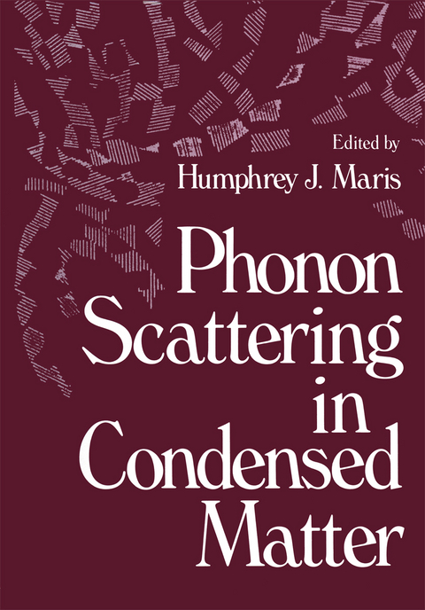 Phonon Scattering in Condensed Matter - 