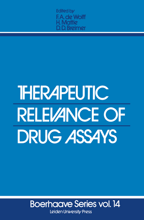 Therapeutic Relevance of Drug Assays - 