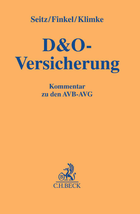 D&O-Versicherung - Björn Seitz, Bastian Finkel, Dominik Klimke