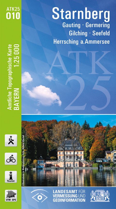 ATK25-O10 Starnberg (Amtliche Topographische Karte 1:25000) - Breitband und Vermessung Landesamt für Digitalisierung  Bayern